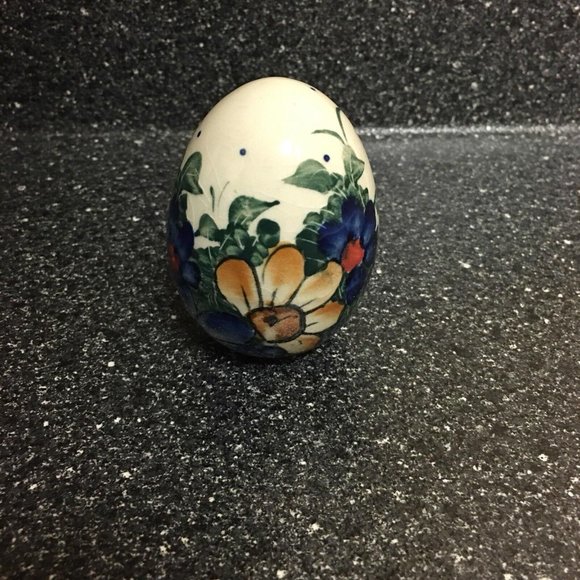 Vintage Hand Painted Egg Decorative Decor Easter Mother’s Day - Picture 2 of 12